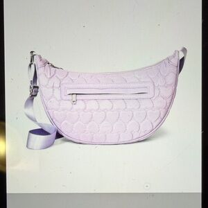Wild Fable Quilted Crescent Crossbody Bag - Lavender NWT